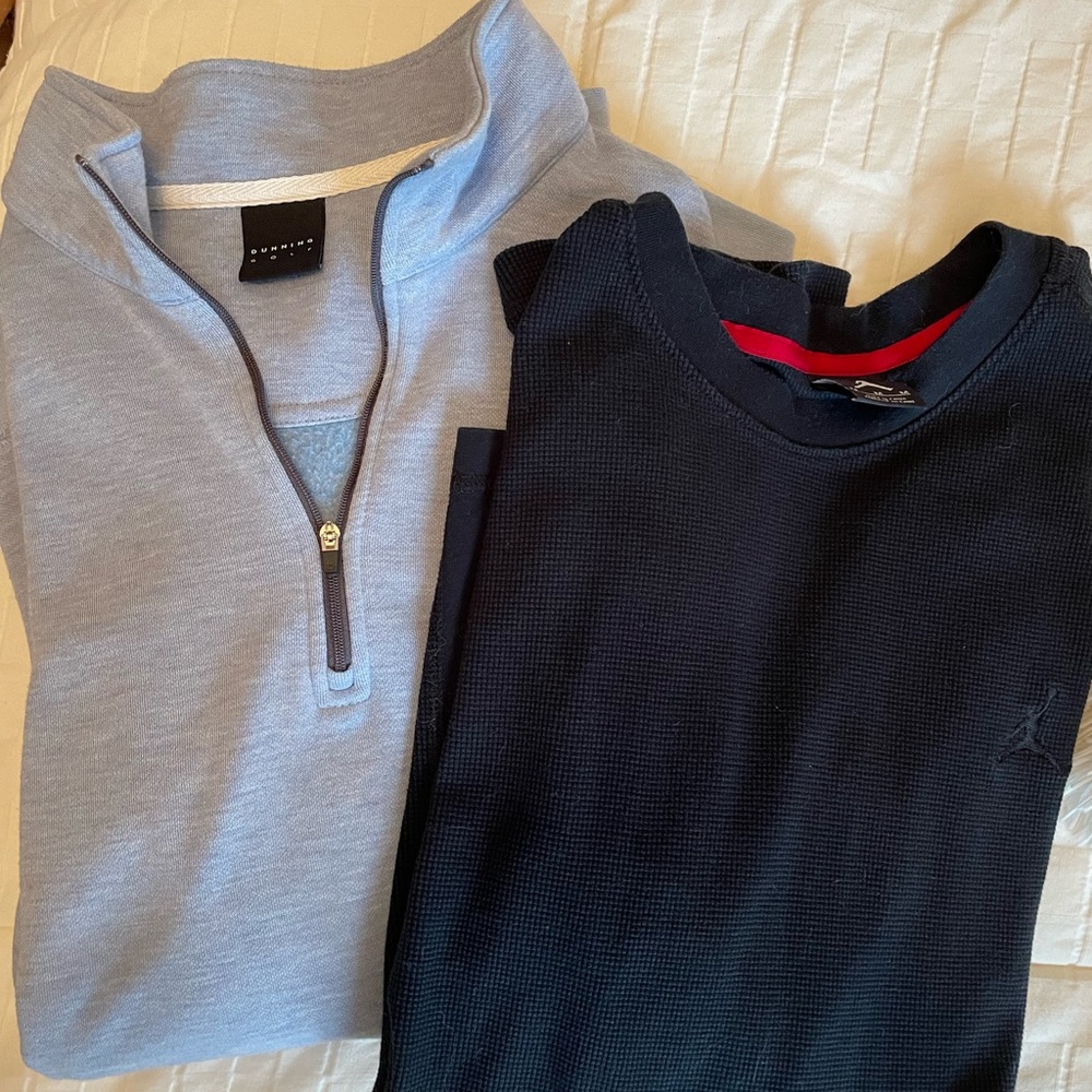 2 for 1 Bundle! Men’s or boys zip-up and long sleeve!